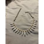 Lot of 4 Necklaces Rhinestone Shell Beads & Crystal Pendant White Photo 12