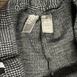 ASOS Gray Plaid Leggings with Red and White Stripes Photo 3