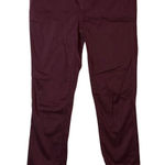 Madewell  10 High Rise Skinny Burgundy Jeans Womens Size 25 Holiday Preppy Photo 0