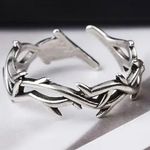 Silver Ring Gothic Crown Of Thorns Photo 1