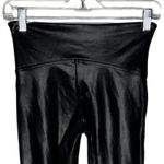 Spanx  Faux Leather Leggings Womens M Black High Rise Slim Shaping‎ Streetwear Photo 4