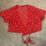 SheIn Curve Woman’s Wrap Around Crop Blouse 2XL Photo 5