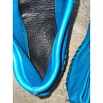 TURQUOISE DEER HIDE MOCCASINS Whistler Canada Size 6 Rare Blue Photo 2