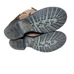 Dromedaris Brown Soft Leather Combat Booties Boots Size EU 38 Lace Up Zip Moto Photo 4