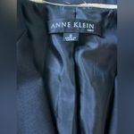 Anne Klein 2-piece suit, black, wide-leg trousers, women's size 6 Photo 8