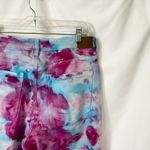American Eagle  Size 16 Jeans Handmade Tie Dye Mom Jeans Pink Blue High Rise 974 Photo 8