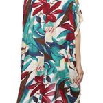 FLORAL PRINT COLD SHOULDER FLORAL TROPICAL COVERUP 37"X 32" Size undefined Photo 1