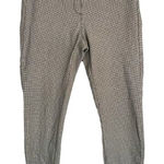 Style & Co Style Co Womens Casual Pants Size M Black White Check Pull On Mid Rise Career Photo 0