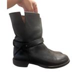 Madewell  Women’s The Biker Leather Boots 7 Black Photo 1