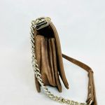 Bebe  Brown Quilted Chain Strap Bag Photo 6