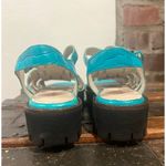 Intentionally Blank Haddie Fisherman Sandal Blue Size 8 Photo 8