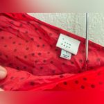 A New Day  Red Polka Dot Women's Top size L super cute top Photo 3