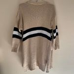 Goodnight Macaroon ‘Estrella' Stripe Colorblock Cardigan in Cream White Photo 5