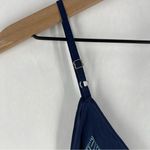 J Mclaughlin Blue Geometric Print Silk Chiffon Handkerchief Scarf Midi Dress XS Photo 7