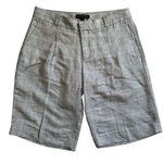 Banana Republic  | Women's Plaid Linen Bermuda Shorts Size 4 New with Tag Flawed Photo 0