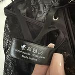 Acelandy Y2K Sheer Floral Lace Mesh Black Gothic Witchy Corset Size 2XL/3XL Photo 4