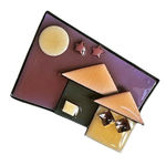 House Pins by Lucinda Mixed Media Moon & Houses Brooch Photo 0