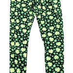 Serra  Casual Print Clover Leggings in Green, Size L​​​ Photo 0