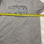 French Connection  gray embroidered peace bus t-shirt tee short sleeve shirt XL Photo 6