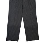 Rafaella  Black Pin Stripe Formal Business Work Interview Straight Leg Pants 12P Photo 3