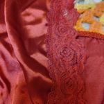 Source Unknown Red Satin Lace Lingerie Romper Adjustable Straps Sexy Classic Chic Size Medium M Photo 5