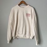 Zach Bryan Official Tour Merch American Heartbreak Graphic Sweatshirt Size Large Red Photo 0