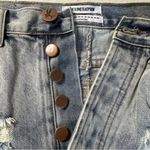 One Teaspoon One x Junkyard Distressed Denim Skirt in Blue Blossom Size 25 Photo 4