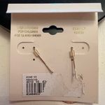 Versona  Hibiscus Red and Gold Teardrop Earrings NWT Photo 1