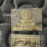 Nicole Miller  Womens Faux Fur Slide On Bondy Clogs Natural Gray Size 9 Photo 11