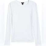 Halogen NWOT  White Crew Neck Modal Long Sleeve Tee Size XXL Photo 7