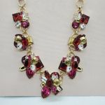 Catherine Malandrino NWT Gold, Red, & Pink Necklace Photo 2