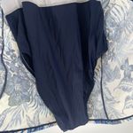 SWIM SOLUTIONS Swimsuit Dress Size 18 Swimdress NWT Blue Empire Floral One Piece Photo 14