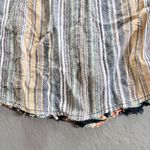 Free People Under the Sun Tunic Top Mini Dress Size Small Floral Striped Photo 10