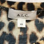 A.L.C. Women’s Cheetah Print Poof Long Sleeve Blouse Photo 5