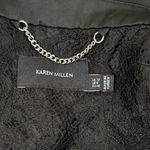 Karen Millen  Size 8 Black Lace Detail Tailored Cropped Blazer Jacket Photo 2