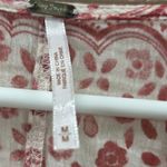 Free People Yo Yo Geo Lace Up Peasant Top size M Photo 6