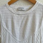 Babaton Aritzia Pointelle Tank Top White Knit Small S Photo 6