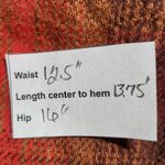 Urban Outfitters Orange Plaid Pinafore Skirt with Belt Size Small Flannel Skirt Photo 1