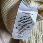 Talbots Cream Navy Trim V Neck Rib Knit Cardigan Sweater Old Money Preppy - XL Photo 8