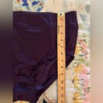Lands' End  10 High-Waisted Bikini Bottoms Purple Swim NWT Photo 8