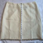 Sincerely Jules Ivory White Rhinestone Fringe Mini Skirt Medium Photo 1