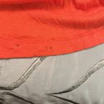 Joie Soft  red orange cotton dress nwt dirt on hem washable large Photo 4