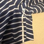 Nike  Blue and White Athletic Shorts with Stripes Photo 5