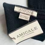 AMICALE Cashmere Touch Screen Tech Knit Gloves, Luxurious, 100%, Black, NWT Black Photo 6