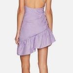 Amanda Uprichard X Revolve Kavala 100% Linen Dress In Lilac Photo 1