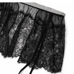 Victoria's Secret Victoria secret shiny strap skirt garter black Photo 1