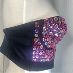 Charmian Rhinestone Bustier Crop Top Corset NWT Pink Size XXL Photo 4