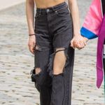 Garage  Black Ripped Denim Jeans Photo 1