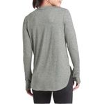 Athleta  Uptempo Top Long Sleeve Curved Hem Active LS Tee Olive Heather Size XS Photo 2