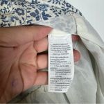 Madewell  Georgette Ruffle-Sleeve Peplum Top in Americana Floral Size Small Photo 5